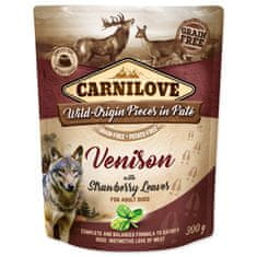 Carnilove Kapsička CARNILOVE Dog Paté Venison with Strawberry Leaves 300 g