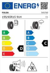 Fulda Celoletna pnevmatika 195/65R15 91H MultiControl DOTXX24 545700