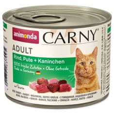 Animonda Konzerva Carny Adult hovězí, krocan + králík 200 g