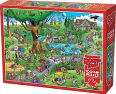 Cobble Hill Puzzle DoodleTown: Tipičen golf 1000 kosov