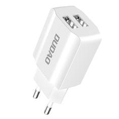 slomart dudao omrežni polnilec eu 2x usb 5v/2,4a bel (a2eu white)