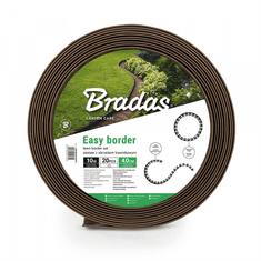 Bradas Obroba za cvetlično korito, rjava 10m x 40mm EASY BORDER BR-OBEBR4010SET