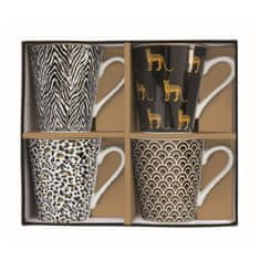 Easy Life Set lonček mug Savana 300ml / 4 kos / porcelan