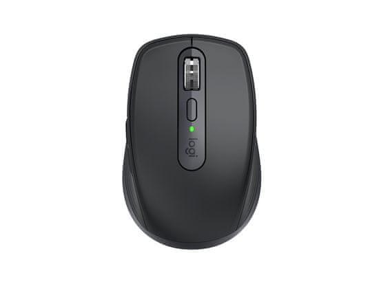 Logitech MX Anywhere 3S miška, Bluetooth, DarkField laser, grafitna