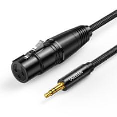 shumee Kabel audio kabel 3,5 mm mini jack (moški) - XLR (ženski) 1m črn