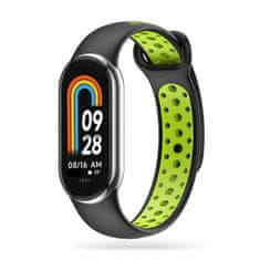 Tech-protect TECH-PROTECT SOFTBAND XIAOMI SMART BAND 8 / 8 NFC ČRNA/LIME