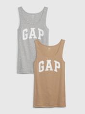 Gap Majica brez rokavov Logo tank, 2ks M