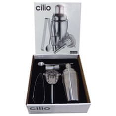 Cilio 5-delni set za koktajl - cocktail / 500ml / inox