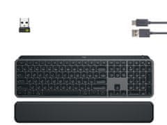 Logitech MX Keys S Plus tipkovnica, grafitna (920-011589)