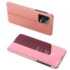 slomart prozorno ohišje za xiaomi redmi note 12 pro / poco x5 pro 5g flip cover pink