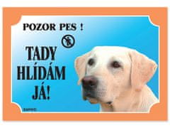 DAFIKO Tabulka labradorský retriever světlý 1 ks