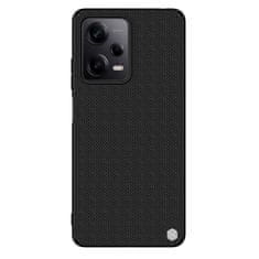 slomart nillkin teksturiran etui za xiaomi redmi note 12 pro / poco x5 pro 5g ojačan najlonski etui black