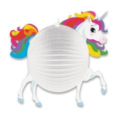 Amscan Papirnata svetilka Unicorn premera 25 cm