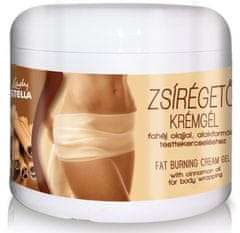 Lady stella Fat burning kremni gel z eteričnim oljem cimeta za preoblikovanje telesa, odličen za body wrapping 500 ml 