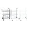 Northix Storage trolley with three baskets - Stainless steel - Sold Randomly 