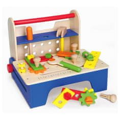 Viga Toys Lesena mizarska delavnica z orodjem Toys