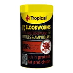 TROPICAL FD Blood Worms 100ml/7g liofilizirane ličinke mušic za plazilce in dvoživke