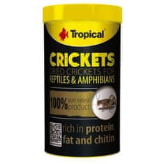 TROPICAL Crickets 100ml/10g posušeni črički za plazilce