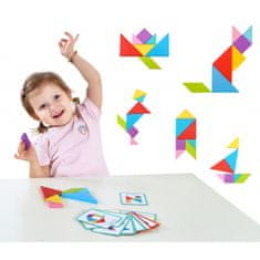 Tooky Toy TOOKY TOY Lesena sestavljanka Tangram Puzzle