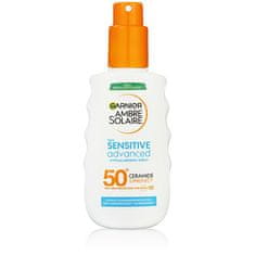 Garnier Zaščitno pršilo za občutljivo kožo SPF 50+ Sensitiv e Advanced ( Hypoallergenic Spray) 150 ml