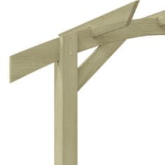 Vidaxl Vrtna pergola impregnirana borovina 180x210x40 cm