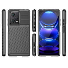 slomart thunder case ohišje za xiaomi redmi note 12 pro+ silikonsko oklepno ohišje black