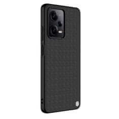 slomart nillkin teksturiran etui za xiaomi redmi note 12 pro / poco x5 pro 5g ojačan najlonski etui black