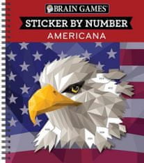 Brain Games - Sticker by Number: America (28 Images to Sticker)