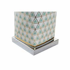NEW Svetilka namizna DKD Home Decor Mozaik Porcelan Zlat Poliester Meta 220 V 60 W (35 x 35 x 57 cm)
