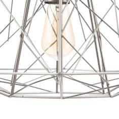 BigBuy Stropna luč Kovina srebrna 34 x 34 x 38 cm