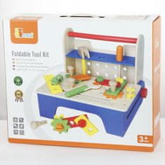 Viga Toys Lesena mizarska delavnica z orodjem Toys