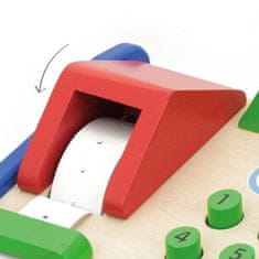 Viga Toys VIGA Lesena blagajna z dodatki Montessori Skener