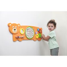 Viga Toys VIGA Sensory Board Manipulativni medvedek FSC Certified Montessori