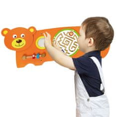 Viga Toys VIGA Sensory Board Manipulativni medvedek FSC Certified Montessori