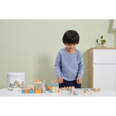 Viga Toys PolarB Lesene mestne kocke 50 kosov Montessori