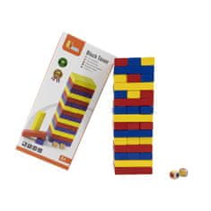 Viga Toys Lesena igra Jenga z igračami Viga Toys