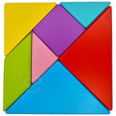 Tooky Toy TOOKY TOY Lesena sestavljanka Tangram Puzzle