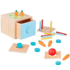 WOOPIE WOOPIE GREEN Leseni izobraževalni predal Montessori Sorter