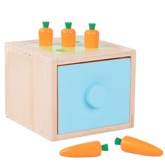 WOOPIE WOOPIE GREEN Leseni izobraževalni predal Montessori Sorter