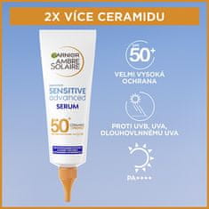 Garnier Serum za zaščito pred soncem s ceramidi SPF 50+ Sensitiv e Advanced (Serum) 125 ml