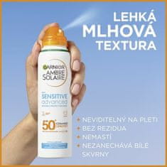 Garnier Zaščitna meglica za občutljivo kožo SPF 50+ Sensitiv e Advanced (Invisible Protection Mist) 150 ml