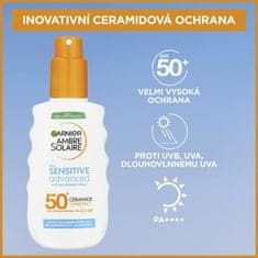 Garnier Zaščitno pršilo za občutljivo kožo SPF 50+ Sensitiv e Advanced ( Hypoallergenic Spray) 150 ml