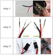 YUNIQUE GREEN-CLEAN 30pcs Priključki Male & Female, JR Connector, Servo 3-Pin 2.54mm RC Priključek za RC Drones Car Helicopters