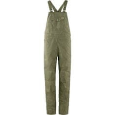 Fjällräven Vardag Dungaree Trousers W, zelena, s