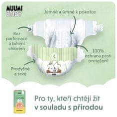 MUUMI BABY 4 Maxi 7-14 kg (69 kosov), ekološke plenice