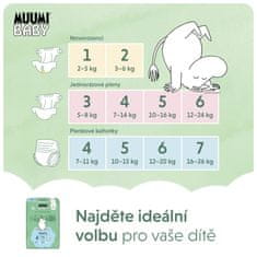 MUUMI BABY Pants 4 Maxi 7-11 kg (120 kosov), mesečni paket eko hlačnih plenic