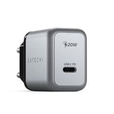 Satechi 20W USB-C PD stenski polnilec, Space Grey (ST-UC20WCM-EU)