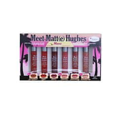 theBalm Set šestih dolgoobstojnih tekočih šmink Meet Matte Hughes - Miami