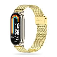 Tech-protect Milanese pašček za Xiaomi Smart Band 8 / 9, gold