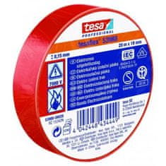 Tesa PVC električni trak 53947, IEC, 20 m x 19 mm, rdeč